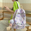 Bag new 202 Japanese cartoon backpack 3 forest fashion graffiti cute large capacity campus style girls schoolbag tide. 