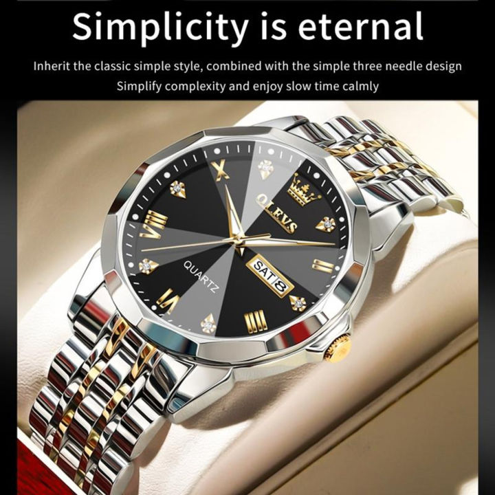 Olev,es%20Luxurious%20Formal%20Fashionable%20Look%20Cutting%20Edge%20Glass%20Day%20and%20Date%20Facilities%20Stainless%20Steel%20Chain%20Strap%20Men's%20Watch%20-%20Image%204
