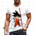 Vegeta gym Dragon Ball new tops 110-6xl Goku hip hop t shirt for men essentials tshirt oversized clothing fashion anime Y2K.