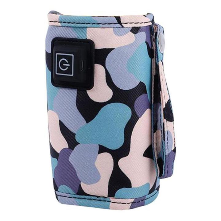 Baby Bottle Warmer 3 Temperature Infant Milk Bottle Heated USB Foldable Heater Bag For Nursing Traveling Feeding Picnic