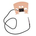 Pickup Violin Maple Bridge, Sensitive Wooden 4/4 Violin Bridge Piezo for Preamplifier.