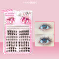 【On Sale】 ANJOSIRMA 10 Rows DIY Eyelash Extension Set Natural Soft Cluster False Eyelashes C/D Curl eyelashes beauty eye lashes. 