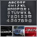 【Happy childhood memories】Car DIY Letter Alphabet Stickers Logo for Renault Trucks Dacia Citroen Kenworth Infiniti Skoda Octavia A7.