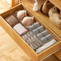 Multi-functional, lidless, multi-grid, multi-specification, transparent drawer storage box, Nachuan free combination, small sundries sorting box.