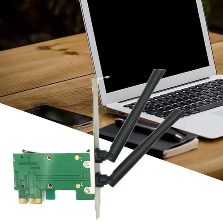Wireless%20Wifi%20Network%20Card%20Mini%20PCIE%20To%20PCI-E%201X%20Desktop%20Adapter%20Accessories%20Antennas%20Computer%20Parts%202%20Antennas%20Adapter%20-%20Image%205