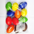 Rugby sponge ball to decompress and decompress hand-held pinch ball toy elastic American and British style -1pcs. 