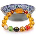 Li Juming Recommended Five Gods of Wealth Bracelet Men's and Women's Citrine Money Drawing Pi Xiu Five Elements Lucky Beads Bracelet.