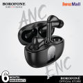 Borofone FQ3 Soulmate ANC+ENC Noise Reduction Wireless BT Headset TWS Earbuds(Black).