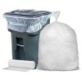 100 Pcs Large Capacity Bin Clear Bag Trash Bag / Garbage 18 x 24 inch.