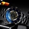 Luxury Men's Fashion Watches for Men Business Casual Calendar Date Clock Male Stainless Steel Quartz Wrist Watch reloj hombre.