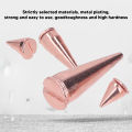 20 Pcs Punk Cone Spikes Studs Electroplated Spike Screw Rivets For DIY Bags. 