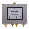 4 Way SMA Power Splitter 380Mhz-2500MHz,SMA Female Power Divider. 