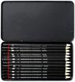 Drawing Pencils Quality Graphite Sketching Pencils in Hard iron box 8B-2H.