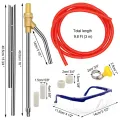 1 Set Pressure Washer Sandblasting Kit, Wet Sandblaster Attachment & 1 Set Pressure Washer Sandblasting Nozzle Tip. 