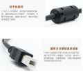 1.5 meters USB2.0 printing line all -copper dual shielding with magnetic ring | USB Printer Cable 1.5Meter - Cable Protector.