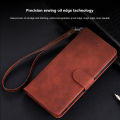 Tokifu For Samsung Galaxy S25 S25+ S25 Ultra New Business Minimalist Flip Style Leather Anti Fall Protective Back Cover. 