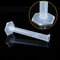 10/25/50/100/250/500ml Plastic Measuring Cylinder Laboratory Test Graduated Tube for Lab School. 
