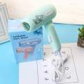 Fashion Mini Folding Hair Dryer 450w Low Power Household Travel Dorm Hair Dryer Two-Speed Wind Hair Dryer Salon Modeling Tool. 