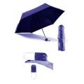 7" Mini Folding Umbrella with Cute Capsule Case.