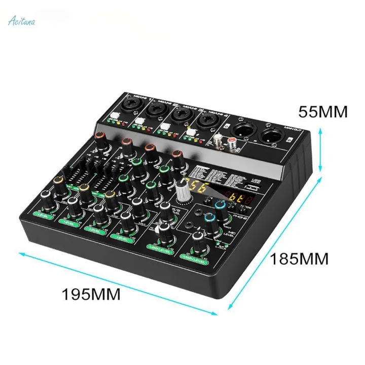 6%20Channel%20Mixer%20Professional%20256%20Reverb%20Effect%20Audio%20Mixer%20Sound%20Board%20System%20for%20Computer%20-%20Image%209