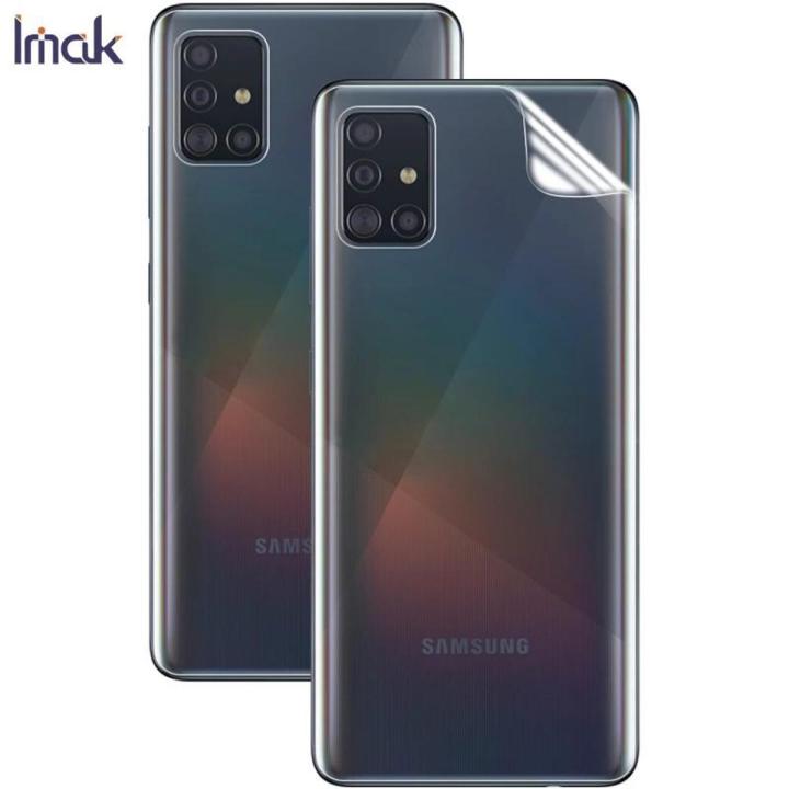 Samsung M21 Ultra Thin Transparent Hydrogel Film Screen Protector Soft Back Cover Sticker Protector Clear poly