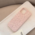 Olige  Case  For iPhone 11 12 13 14 15 16 Pro Max New Glutinous Rice Korean Style Girl Bean Pink Pink Pink Little Rose Sea phone case back cover. 
