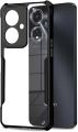 For Oppo A59 5G  Protective Black Border Crystal Clear Xundd Mobile Back Case Cover. 
