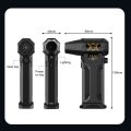 Electric Air Duster Turbo Fan 8000mAh Battery High Power LED Light Touch Control.