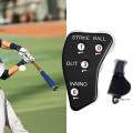 Baseball Umpire Indicator, 4 Wheel Baseball Umpire , Gear Baseball Counter Outs Innings Balls and Strike Baseball Scoring Device. 