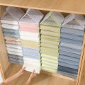 Hanging Closet Organizer For Clothes T-Shirt Underwear Pants Organizer Hanging Storage Bag Save Space Wardrobe Clothes Organizer. 