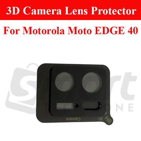 3D Back Camera Lens Glass Protector for Motorola EDGE 40 EDGE 40 Neo EDGE 50 EDGE 50 Fusion Edge 60 Fusion | Full Camera Coverage I 3D Lens Shield I Oil Resistant