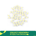 25pcs 8mm Bead Diameter WHITE Color 3 Watt DC 3.7V Ultra Bright White 3W COB LED SMD Chip 3.7V LED Light Bulbs. 