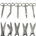 1PC Surgical Steel Hooked Curved Top Poignant Scissor Clamp Plier Body Tweezers Piercing Professional Puncture Tool Piercing Kit.