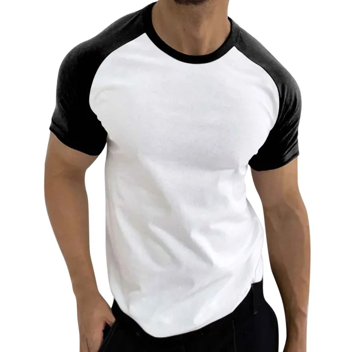 Mens%20Summer%20T-shirts%20Casual%20Sport%20Color%20Block%20Raglan%20Sleeves%20O-neck%20Skinny%20T%20Shirt%20Stitching%20Bodybuilding%20Baseball%20Male%20Top%20Tees%20-%20Image%208