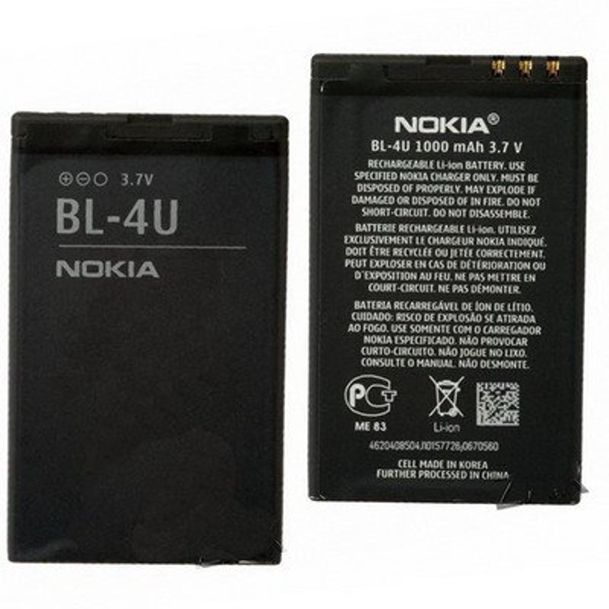 Battery Replacement Nokia 206 Original Battery Nokia BL-4U 1000mAh