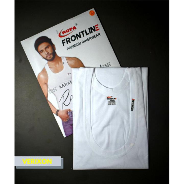 vest for men Rupa frontline ( Indian ) premium vest ( pack of 1 ) pcs cotton vest for men