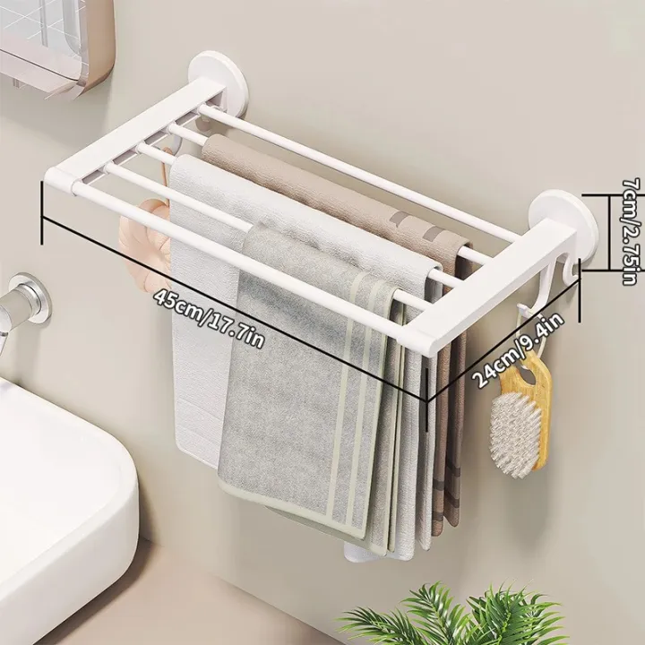 Multi%20Functional%20Nail%20Free%20Bathroom%20Storage%20Rack,%20Towel%20Rack,%20Sock%20Rack,%20Towel%20Rack,%20Slipper%20Rack%20-%20Image%204