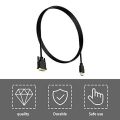 1.8M HDMI to DVI Adapter Video Cable Computer to TV Two-Way. 
