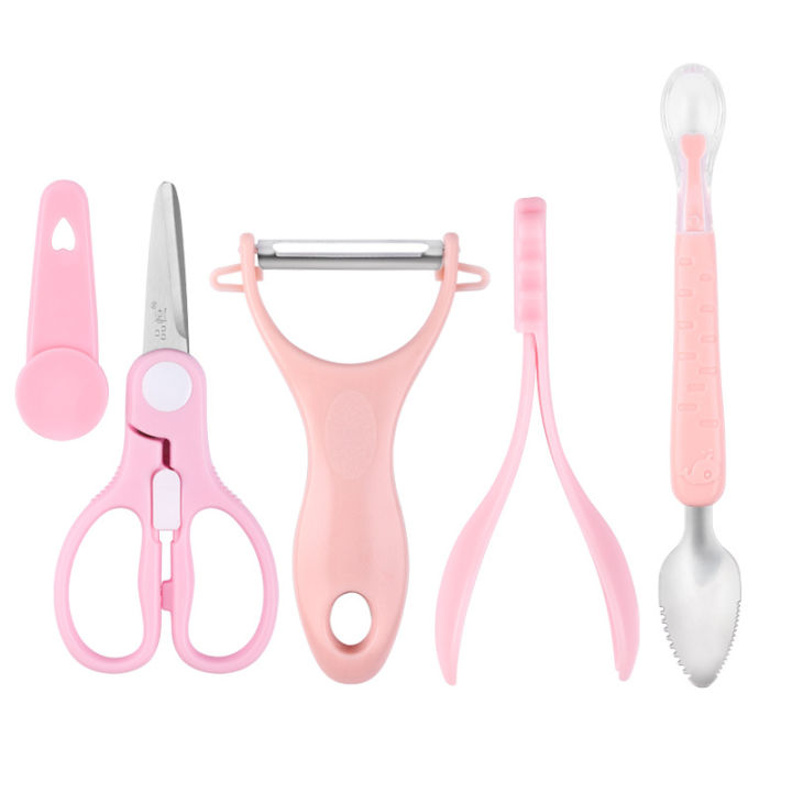 Baby%20complementary%20baby%20food%20tableware%20grinding,%20scissors%20vegetables%20meat%20cutting,%20double%20headed%20silicone%20spoon%20scraping%20fruit%20puree%20-%20Image%205