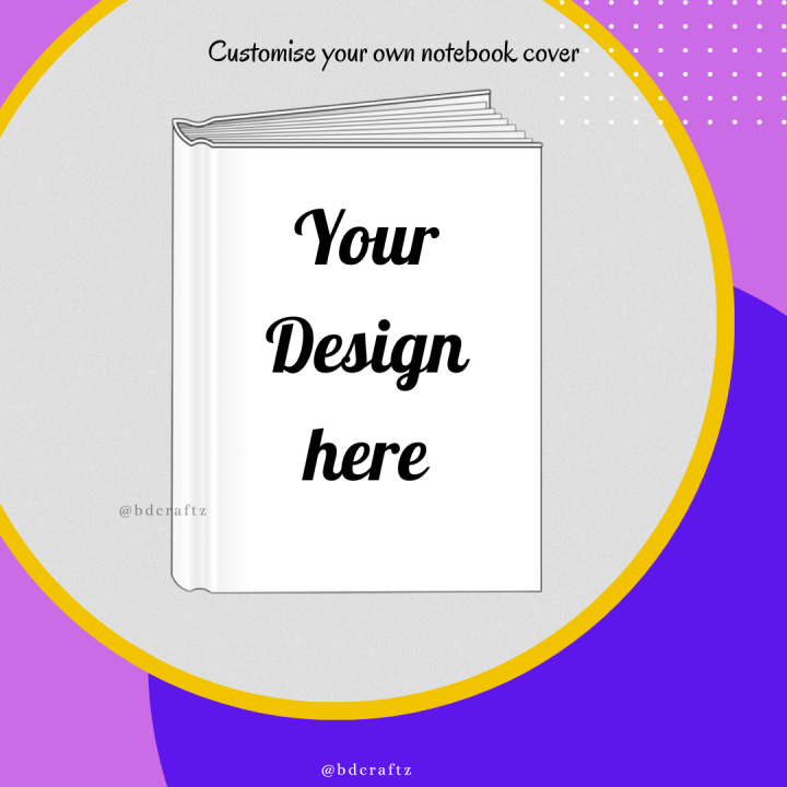 Customized Notebook // Choose Your Own Custom Design And Get Your Customised Notebook