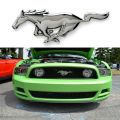 【DATA FROG Global MALL】Car Styling metal Mustang horse Front Hood Grille Emblem Running Horse Decal for Ford mustang accessories Shelby GT. 