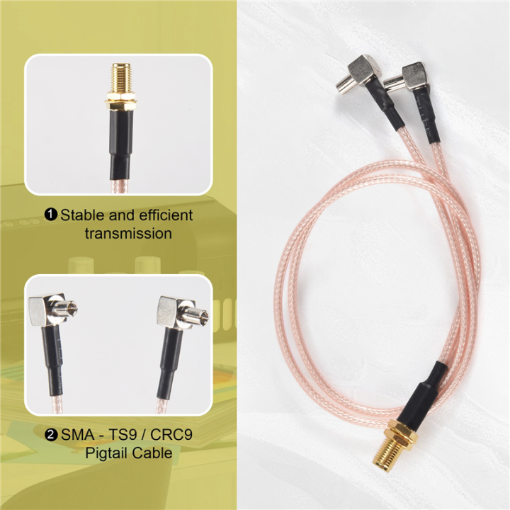 SMA%20Female%20to%20Y%20Type%202%20X%20TS9%20Male%20/%20CRC9%20Male%20Pigtail%20Cable%20Gold%20-%20Image%207