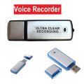 Mini Audio Voice Recorder USB Rechargeable Ultra Clear Recording Dictaphone USB Flash Drive for Meeting. 