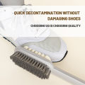 Double-sided Suede Cleaning Brush Long Handle Soft Bristles Rubber Cleaner Brush For Suede Nubuck Shoe Household Cleaning Tools. 