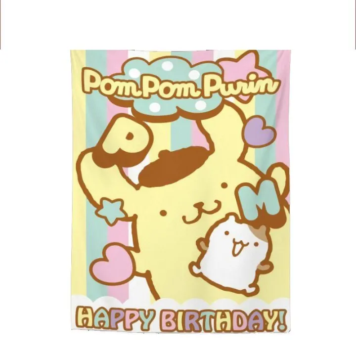 Kawaii%20Sanrio%20Cartoon%20Purin%20Tapestry%20Cute%20Pompompurin%20Room%20Decor%20Y2K%20Room%20Decoration%20Cinnamoroll%20Kuromi%20Creative%20Children%20Gifts%20-%20Image%205