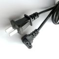 hoe 8 tail power cord 90 degree right angle L-shaped left and right up and down elbow national standard two-plug eight-figure tail charging cable.