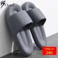 New Cloud Soft EVA Slippers Couples Home Outdoor Slipper Summer Beach Sandals Men Flip Flops Women Bedroom Thick Bottom Shoes. 