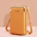 Bags for Women Ladies Soft Leather Cell Phone Bag Female Large Capacity Zipper Handbag Ladies Single Shoulder Purse.