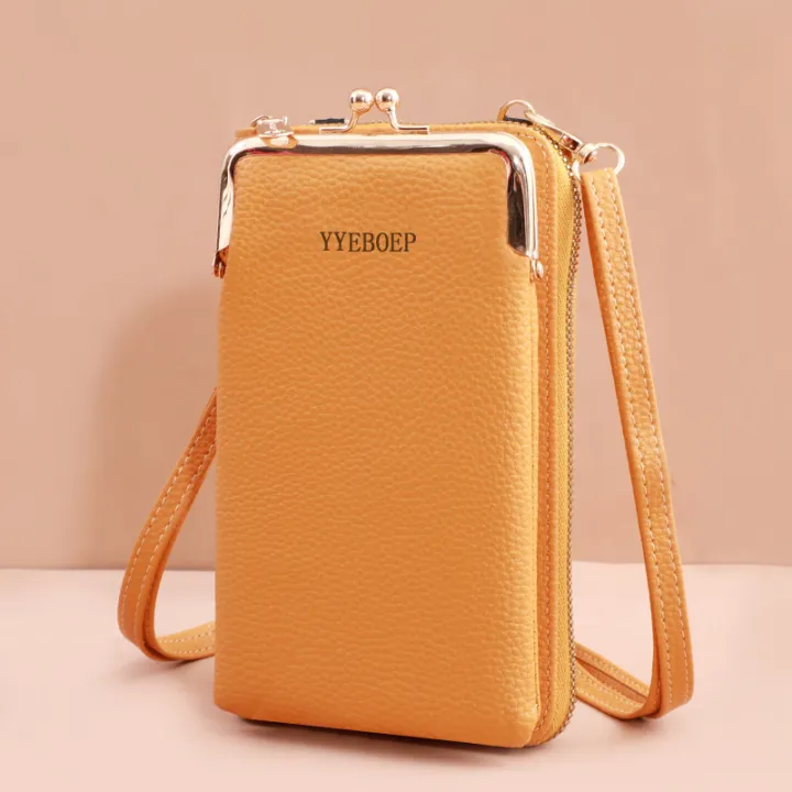Bags%20for%20Women%20Ladies%20Soft%20Leather%20Cell%20Phone%20Bag%20Female%20Large%20Capacity%20Zipper%20Handbag%20Ladies%20Single%20Shoulder%20Purse%20-%20Image%204
