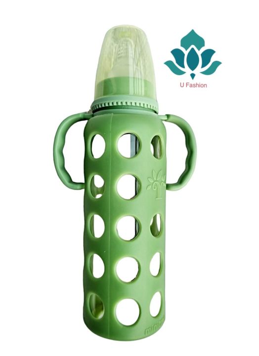 Baby%20Love%20Glass%20Feeding%20Bottle%20With%20Plastic%20Cover%20-240ml%20-%20Image%203
